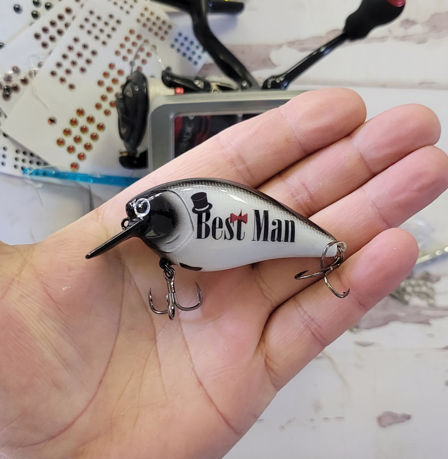 Best Man Fishing Lure – Personalized Groomsman Gift, Handcrafted on Cape Cod