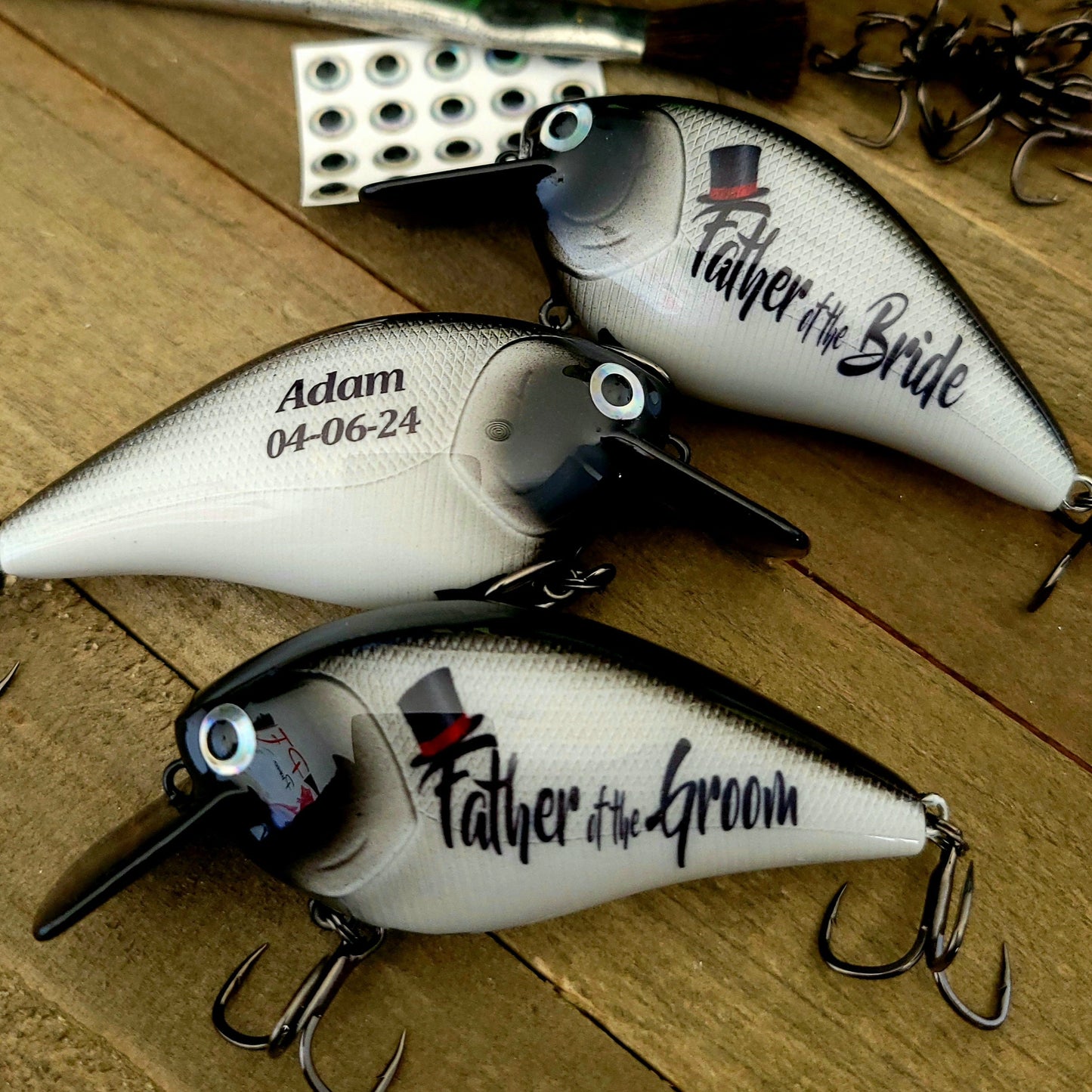 Father of the Bride Fishing Lure – Personalized Wedding Gift