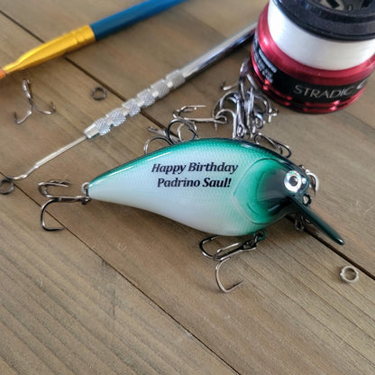 Personalized Fishing Lure: Handcrafted Birthday Gift for Fisherman