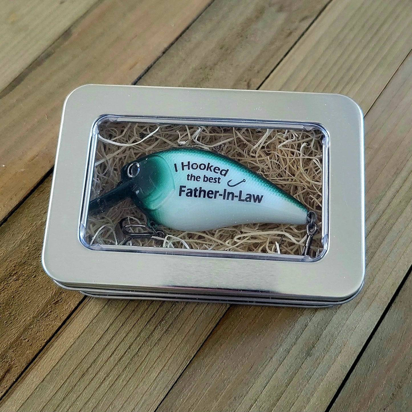 Father-in-Law Fishing Lure – Personalized Wedding Gift