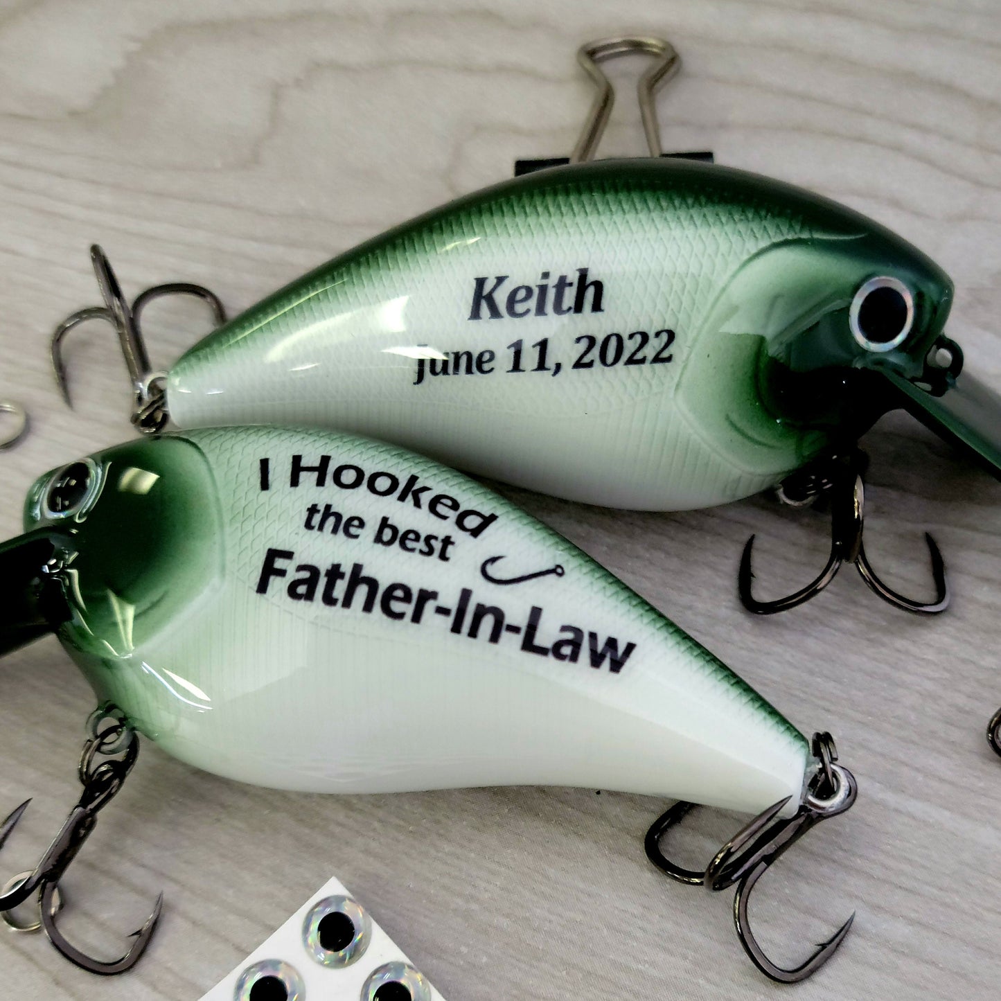 Father-in-Law Fishing Lure – Personalized Wedding Gift