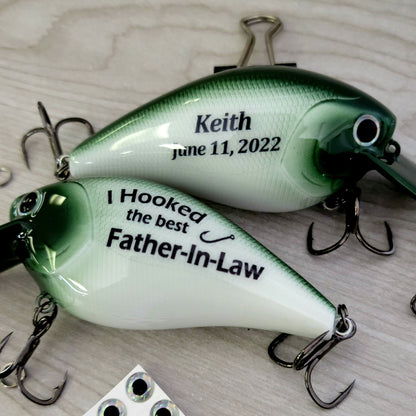Father-in-Law Fishing Lure – Personalized Wedding Gift