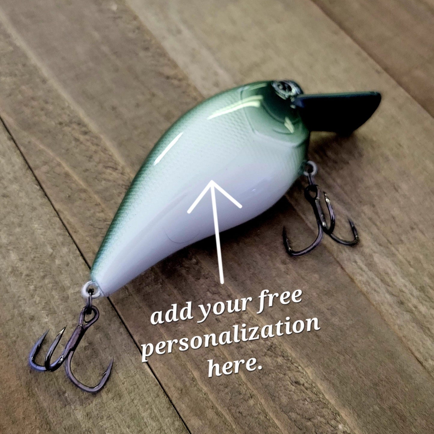Anniversary Gift for a Husband who loves to fish, Personalized Fishing Lure for a Boyfriend on your anniversary,  Custom Bass Fishing Lure