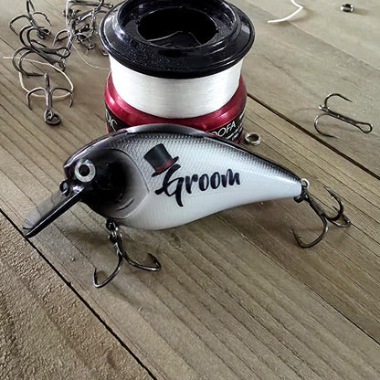 Personalized Groomsman Fishing Lures | Available for your entire Wedding Party