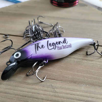 Retirement Fishing Lure: The Legend Has Retired