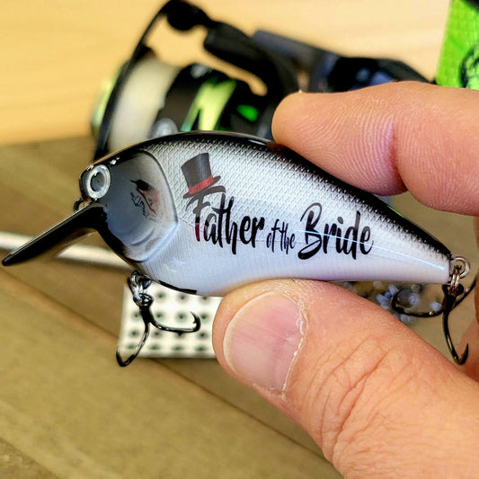 Father of the Bride Fishing Lure – Personalized Wedding Gift
