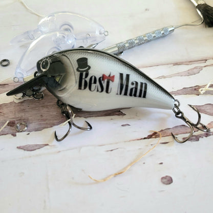Best Man Fishing Lure – Personalized Groomsman Gift, Handcrafted on Cape Cod