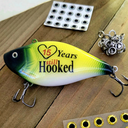 Anniversary fishing lure for your Husband  Boyfriend or Partner