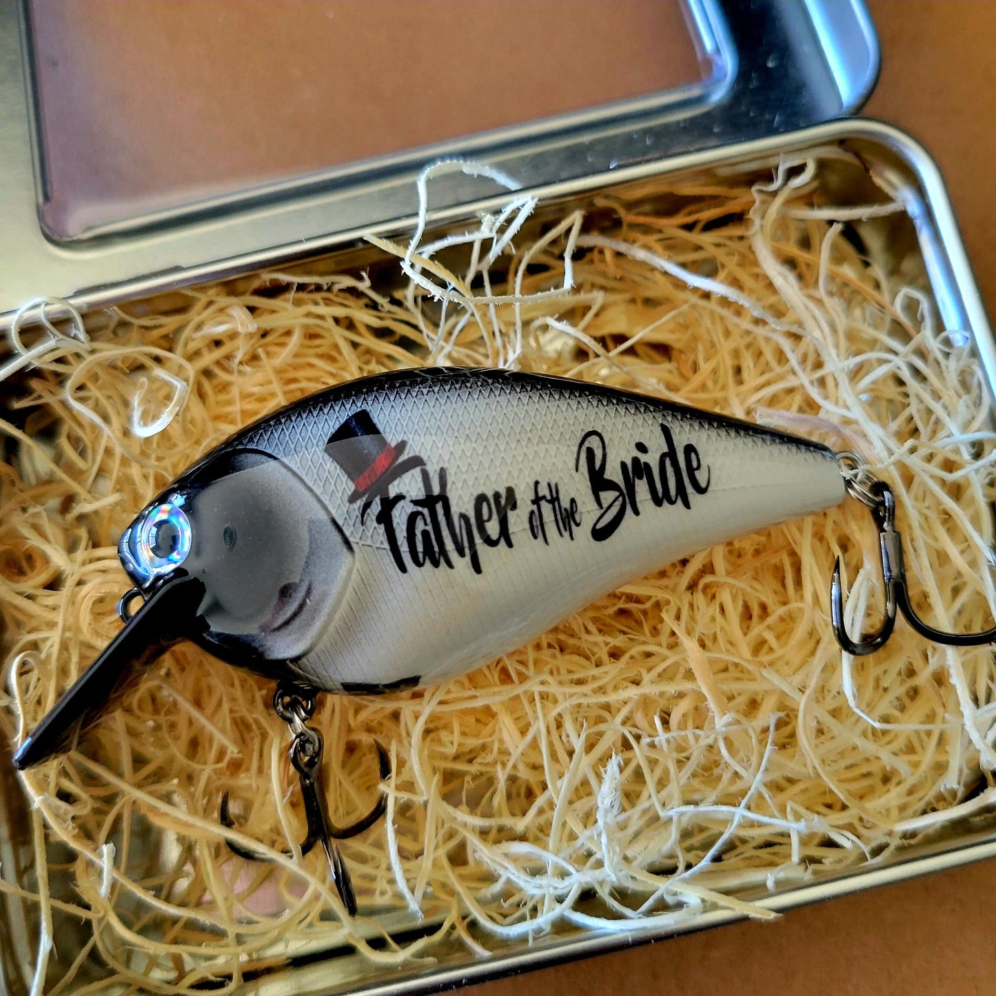 Father of the Bride Fishing Lure – Personalized Wedding Gift