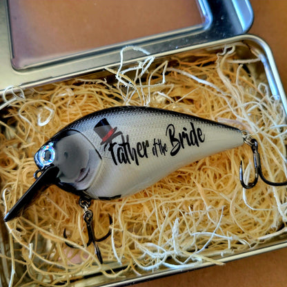 Father of the Bride Fishing Lure – Personalized Wedding Gift