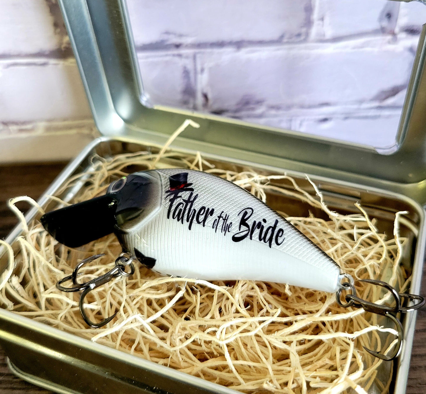 Father of the Bride Fishing Lure – Personalized Wedding Gift