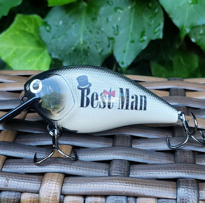 Best Man Fishing Lure – Personalized Groomsman Gift, Handcrafted on Cape Cod