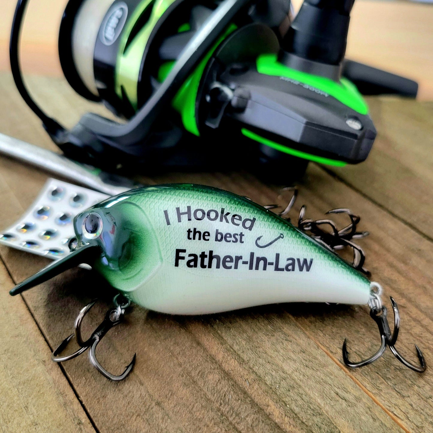 Father-in-Law Fishing Lure – Personalized Wedding Gift