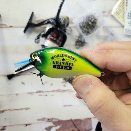 Personalized Fishing Lure: Grandpa To Be Baby Announcement Gift