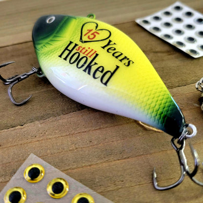 Anniversary fishing lure for your Husband  Boyfriend or Partner