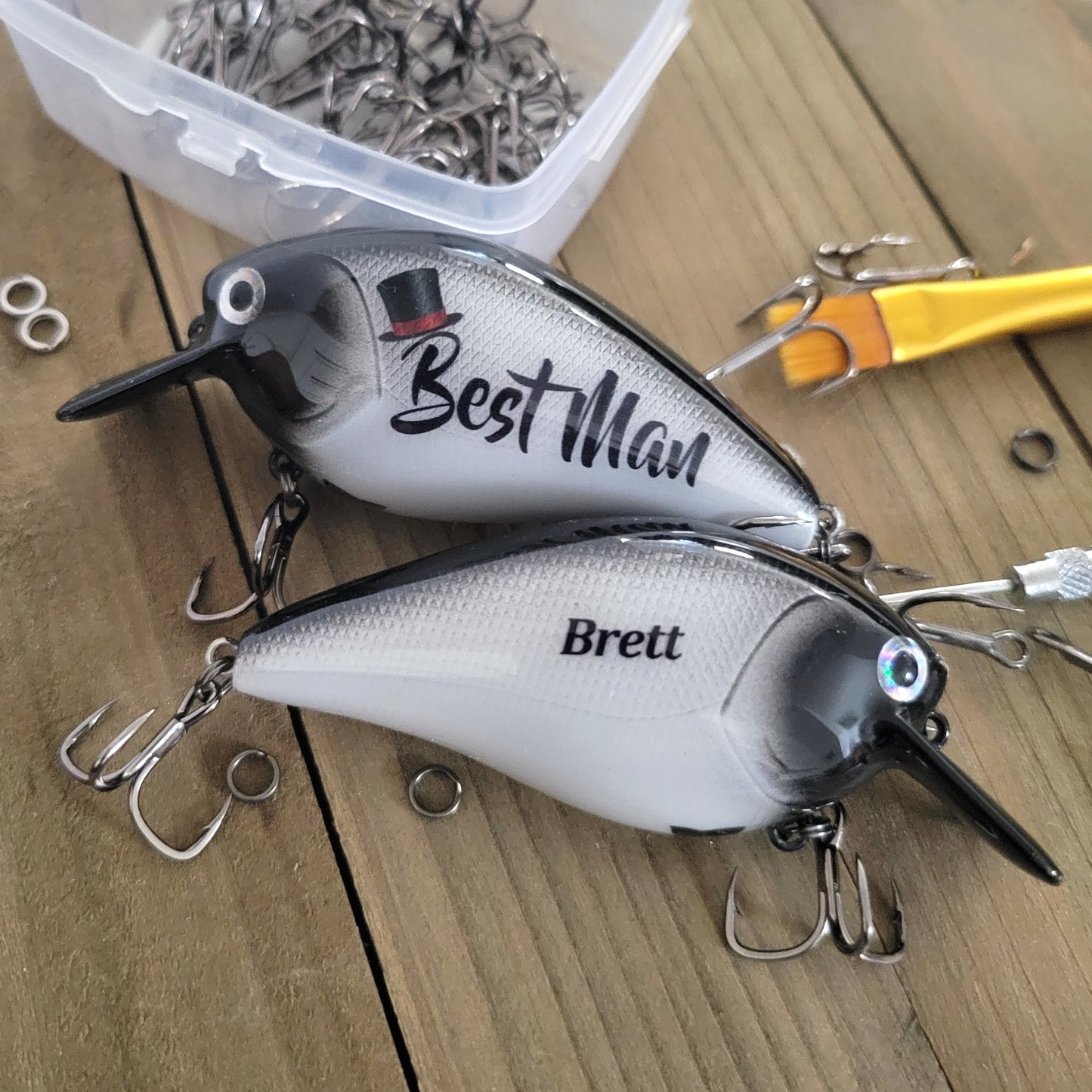 Image of personalized Best Man crankbait