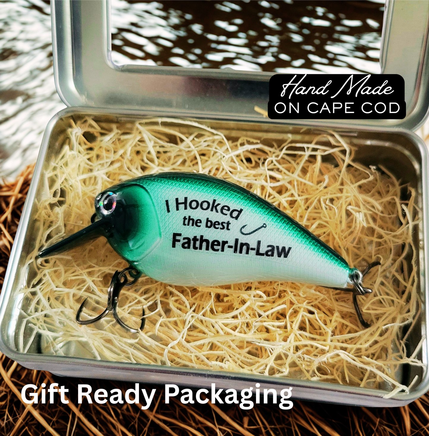 Father-in-Law Fishing Lure – Personalized Wedding Gift