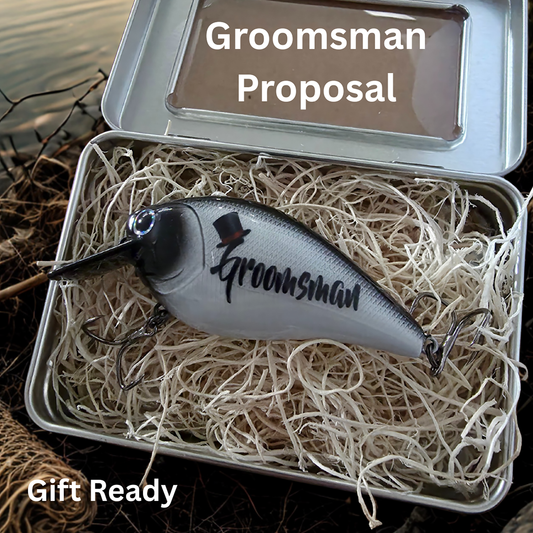 Personalized Groomsman Fishing Lures | Available for your entire Wedding Party