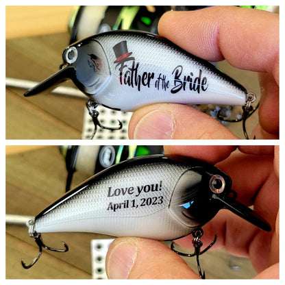Father of the Bride Fishing Lure – Personalized Wedding Gift