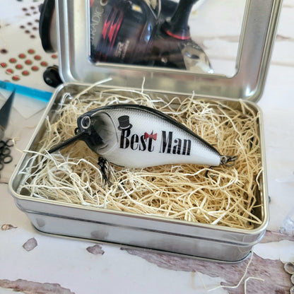 Best Man Fishing Lure – Personalized Groomsman Gift, Handcrafted on Cape Cod