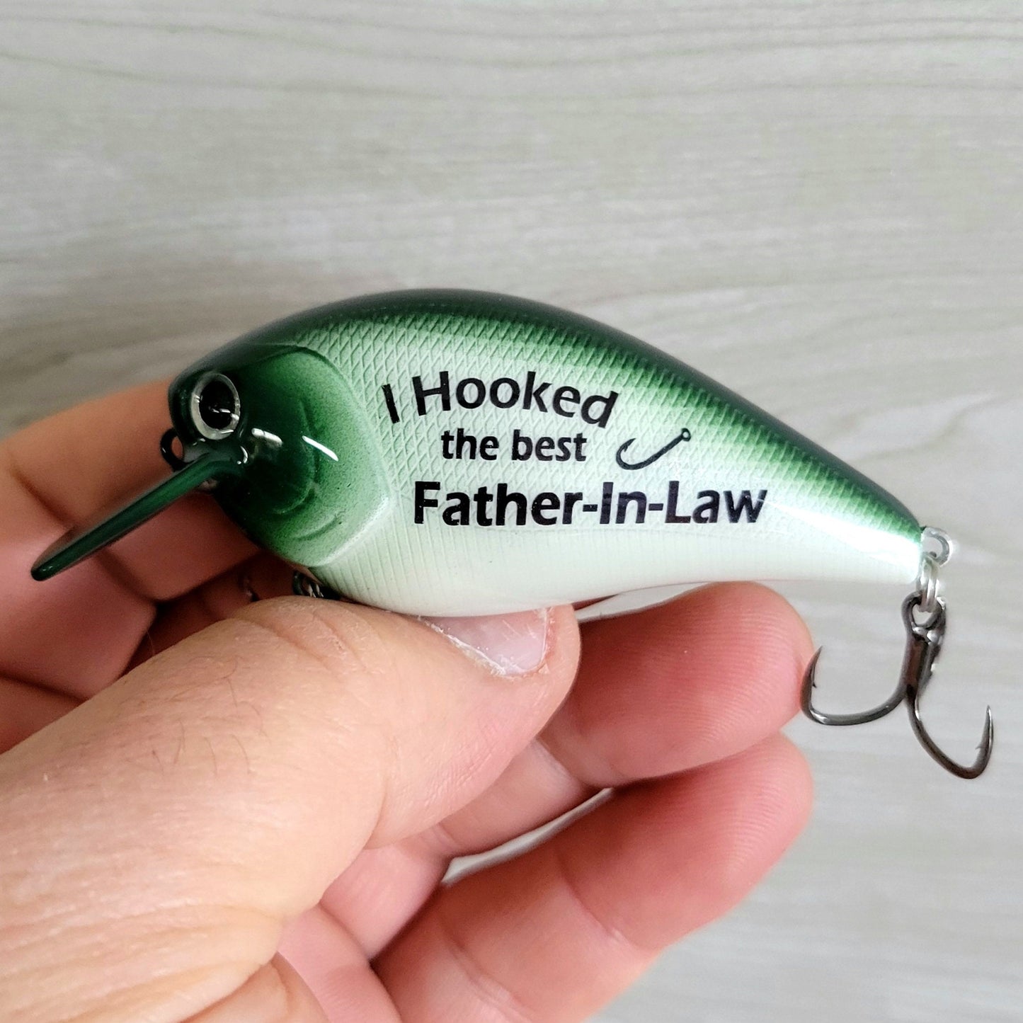 Father-in-Law Fishing Lure – Personalized Wedding Gift