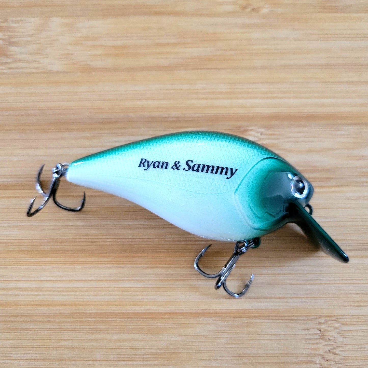 Anniversary Gift for a Husband who loves to fish, Personalized Fishing Lure for a Boyfriend on your anniversary,  Custom Bass Fishing Lure