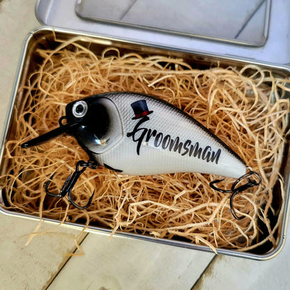Personalized Groomsman Fishing Lures | Available for your entire Wedding Party