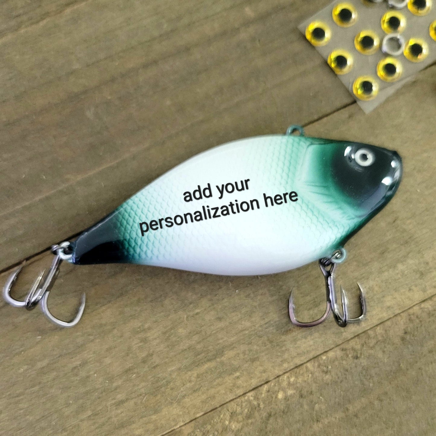 Custom Fishing Lure Personalized with Names  Dates  Handcrafted Gift for Fishermen  Great Bass Lure